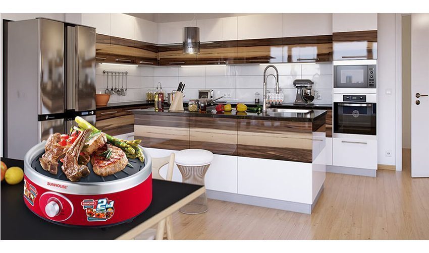 Bếp nướng Hồng ngoại Sunhouse SHD4668 màu đỏ