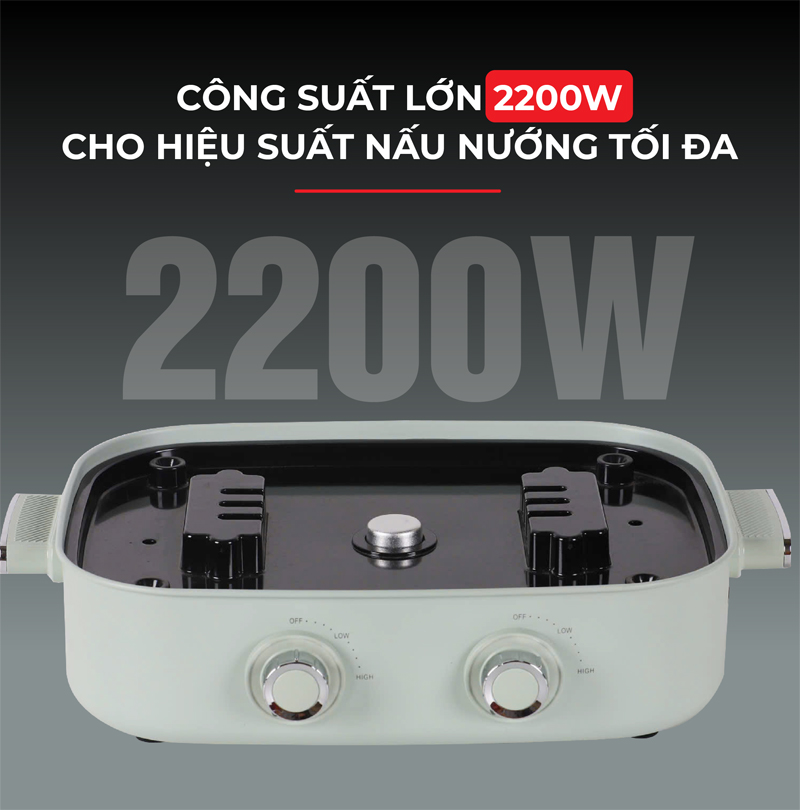 Bếp lẩu nướng đa năng Kalpen PP66 - Hàng chính hãng