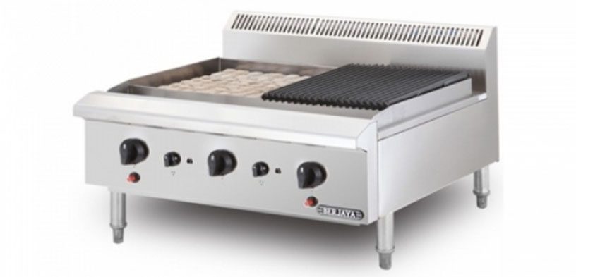 Bếp nướng than nhân tạo Berjaya CRB3B-17 với vĩ nướng tháo lắp dễ dàng