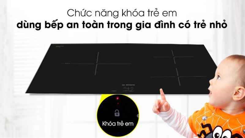 Bếp từ 3 vùng nấu Bosch PUC61KAA5E - Hàng chính hãng