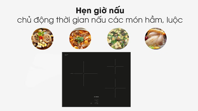 Bếp từ 3 vùng nấu Bosch PUC61KAA5E - Hàng chính hãng