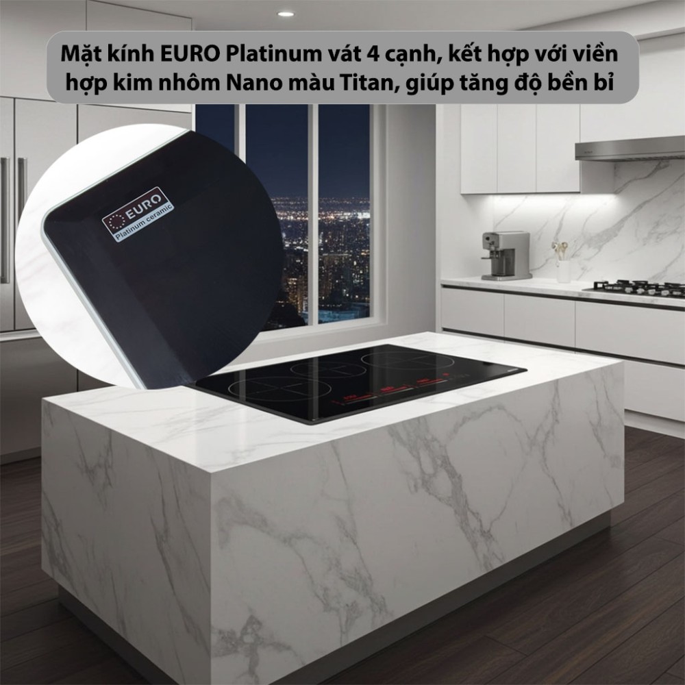 Bếp từ 3 vùng nấu GrandX GX-IH736LUX - Hàng chính hãng