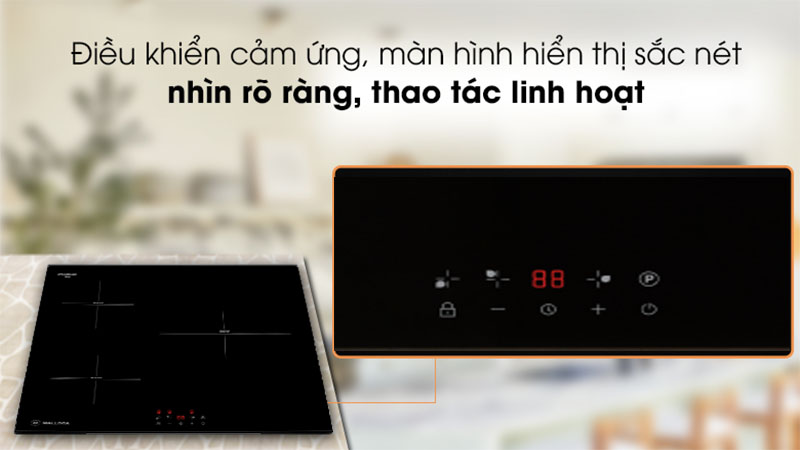 Bếp từ 3 vùng nấu Malloca MH-5903-IN - Hàng chính hãng