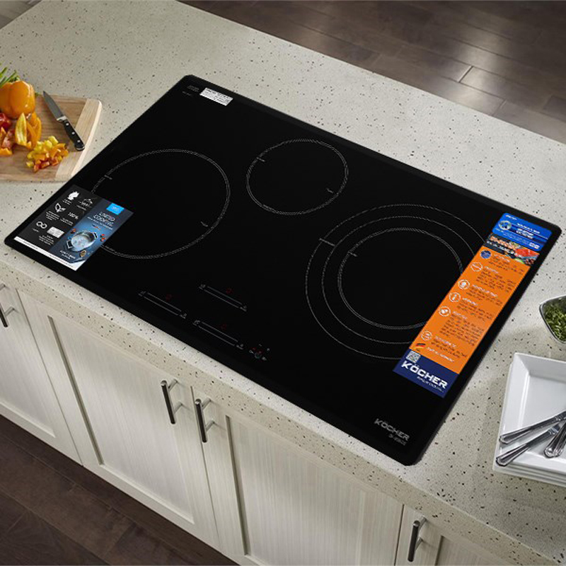 Bếp từ 3 vùng nấu lắp âm Kocher DI-855GE - Hàng chính hãng