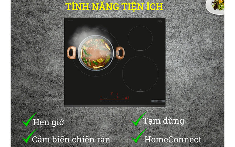 Bếp từ Bosch PIJ631HC1E SERIE6 - Hàng chính hãng