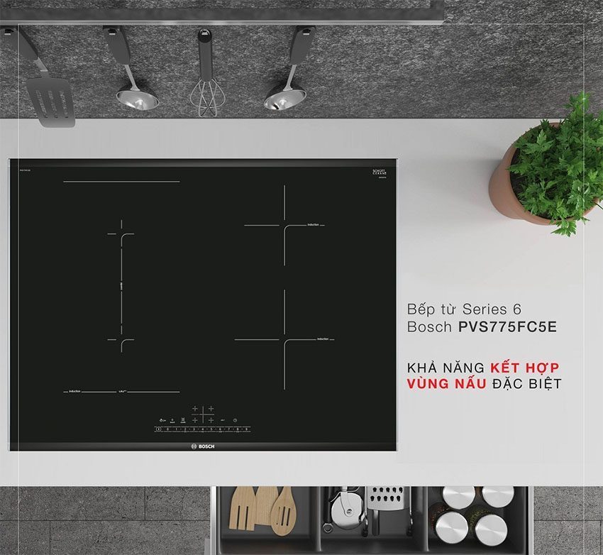 Bếp từ Bosch PVS775FC5E - Hàng chính hãng