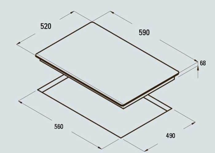 Bếp từ Cata ISB 603 WH - Hàng chính hãng