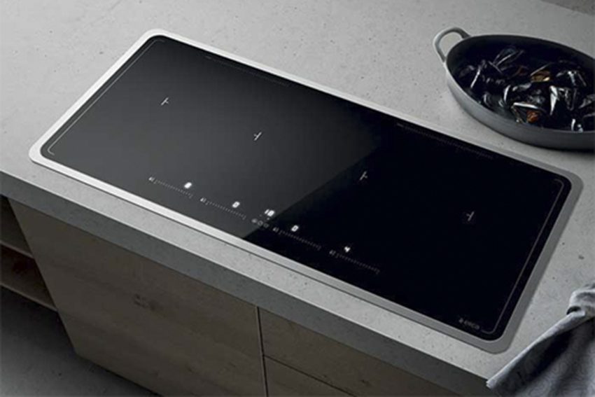 Thiết kế lắp đặt của bếp từ Elica Diamond Frame 904 BL