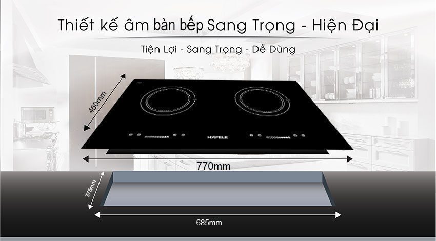 Bếp từ Hafele HC-I772C 536.61.575 - Hàng chính hãng