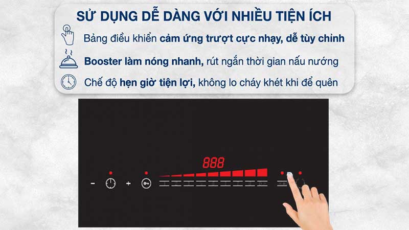 Bếp từ đôi Maadela MD-219I - Hàng chính hãng