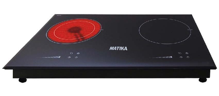 Bếp đôi hồng ngoại điện từ Matika MTK-340-SL03-1 - Hàng chính hãng