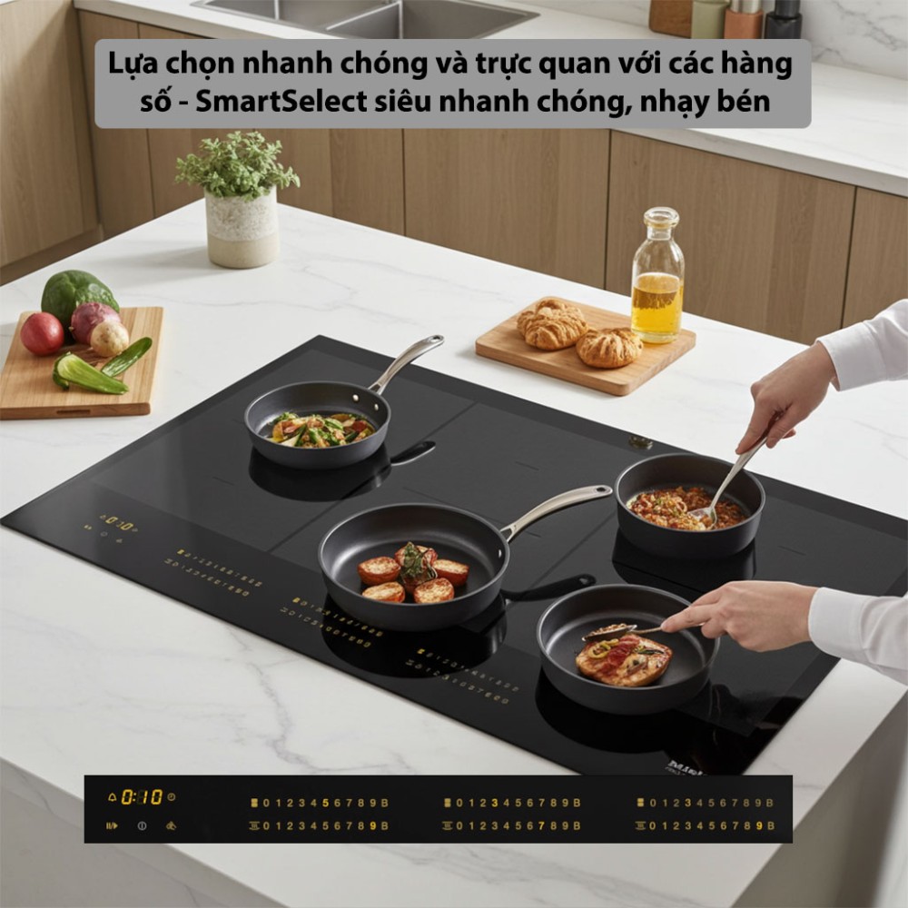 Bếp từ Miele KM 7575 FL - Hàng chính hãng