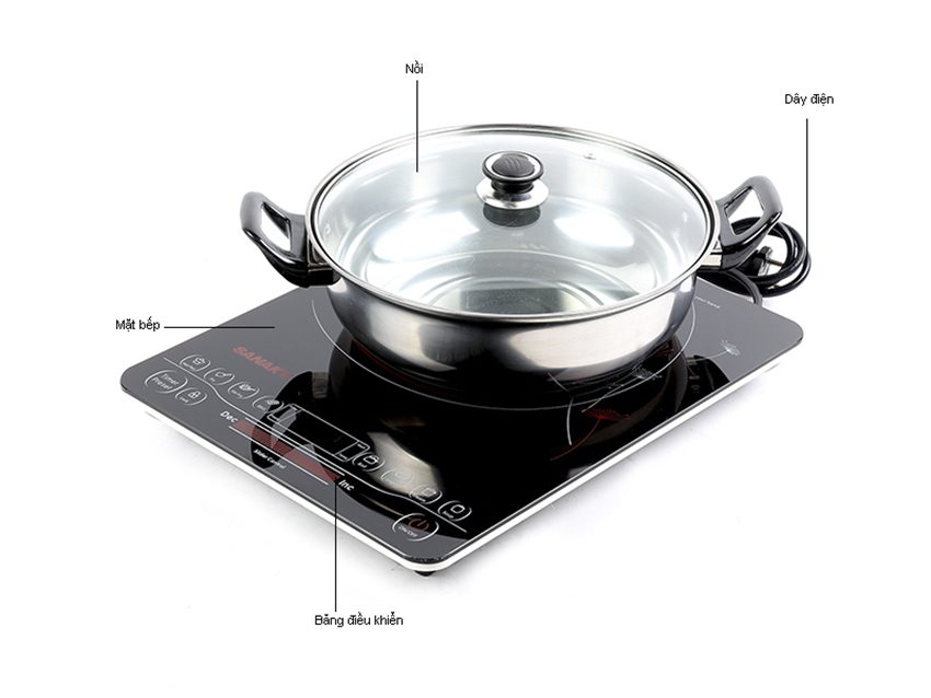 Chi tiết của bếp từ Sanaky SNK-1015BT