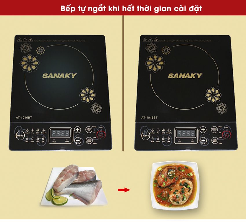 Bếp từ Sanaky SNK-1016BT - Hàng chính hãng