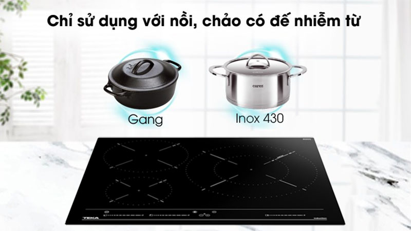 Bếp từ âm Teka IZC 63320 BK MSS - Hàng chính hãng