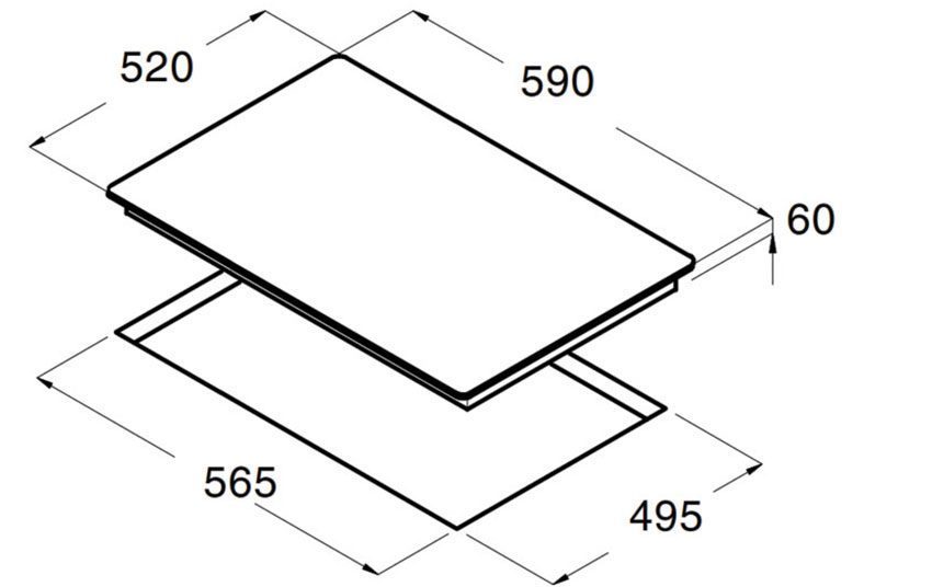 Bếp từ ba âm kính Cata IB 6303BK - Hàng chính hãng