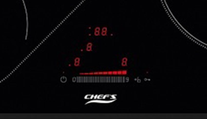 Bếp từ ba Chef's EH-IH566 với bảng cảm ứng điều khiển dễ dàng