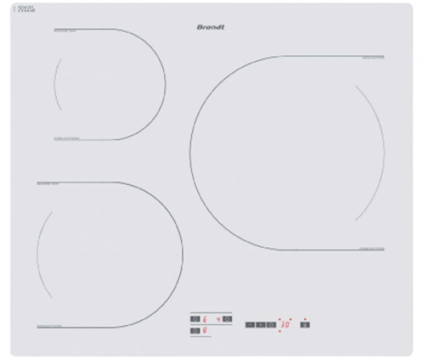 Bếp từ ba âm kính Brandt TI118W