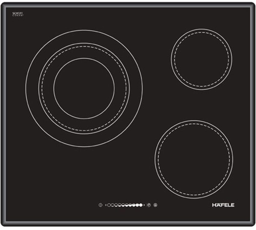Bếp điện từ ba âm kính Hafele HC R603A