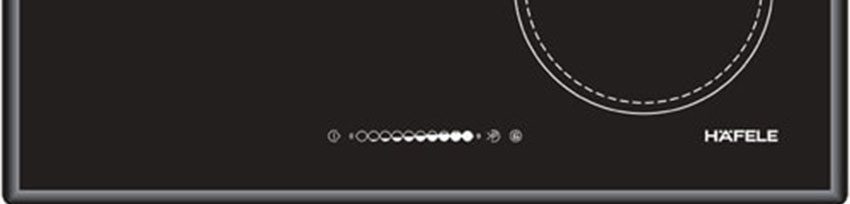 Bảng điều khiển của bếp điện từ ba âm kính Hafele HC R603A