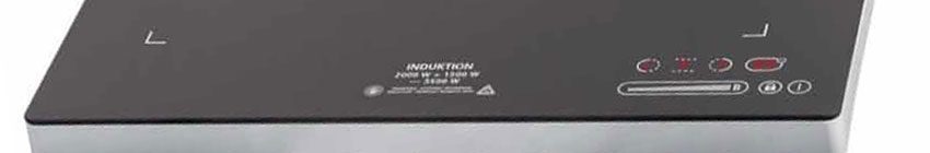 Bảng điều khiển của bếp từ ba âm kính Steba IK400 S.B.EK