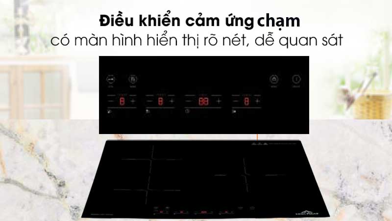 Bếp từ ba vùng nấu Hòa Phát HPC-D31A2 - Hàng chính hãng