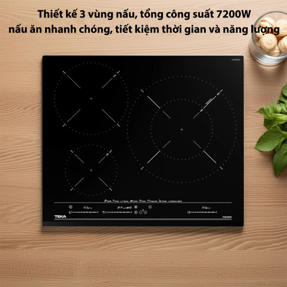 Bếp từ ba vùng nấu Teka IZC-63632-BK-MST - Hàng chính hãng
