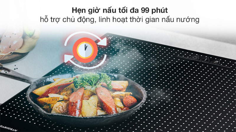 Bếp từ bốn vùng nấu lắp âm Daikiosan DKT-400001 - Hàng chính hãng