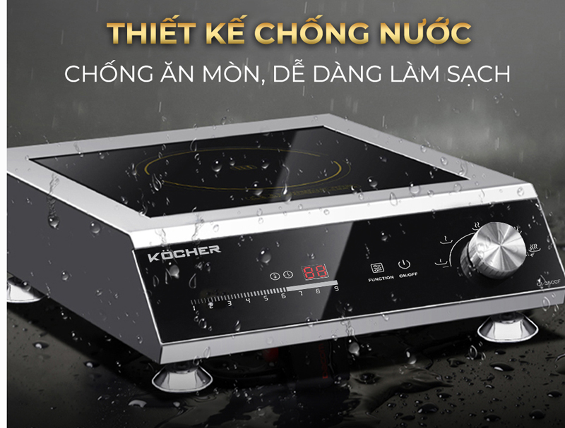Bếp điện từ đơn công nghiệp Kocher CI-3500F - Hàng chính hãng