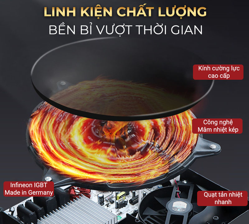 Chất liệu cao cấp, an toàn và bền bỉ 