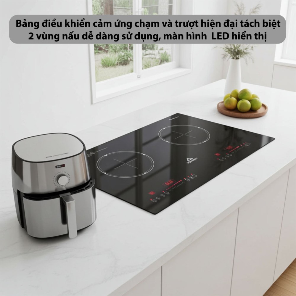 Bếp từ đôi Inverter Hòa Phát HPC-4D13H - Hàng chính hãng