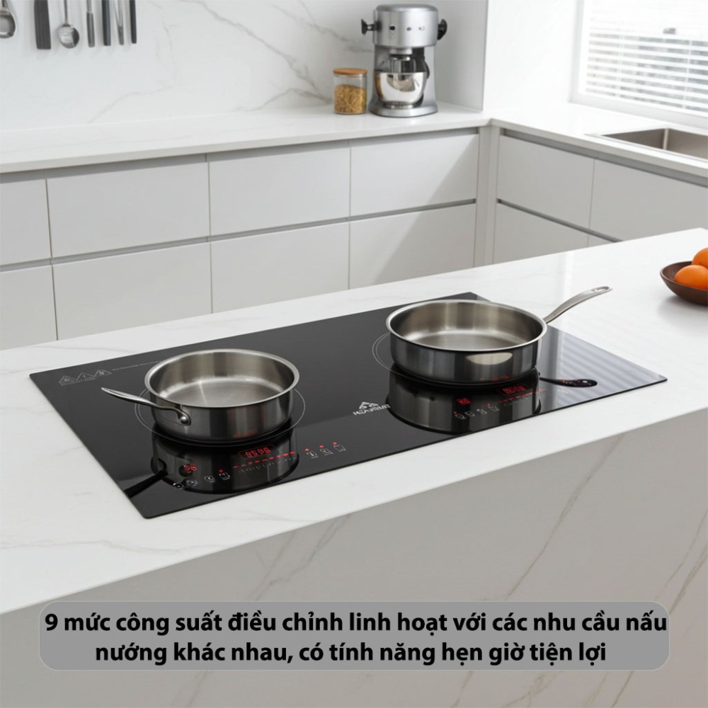 Bếp từ đôi Inverter Hòa Phát HPC-4D13H - Hàng chính hãng