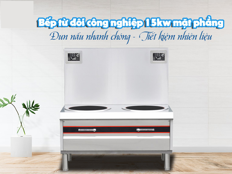 Bếp điện từ đôi công nghiệp Fushima BTFSM-15MP2 - Hàng chính hãng