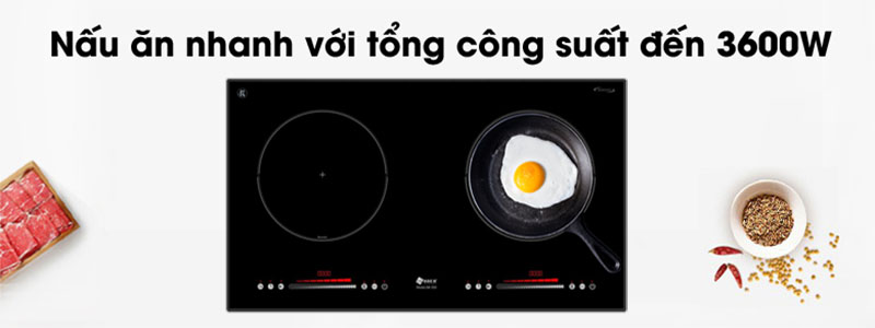 Bếp từ đôi Arber AB-550 - Hàng chính hãng