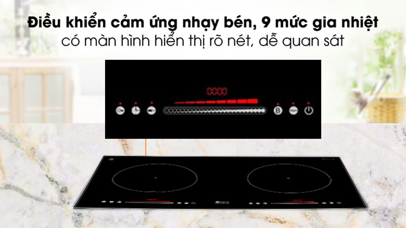 Bếp từ đôi Arber AB-550 - Hàng chính hãng