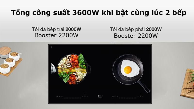 Công suất của Bếp từ đôi Arber AB-677