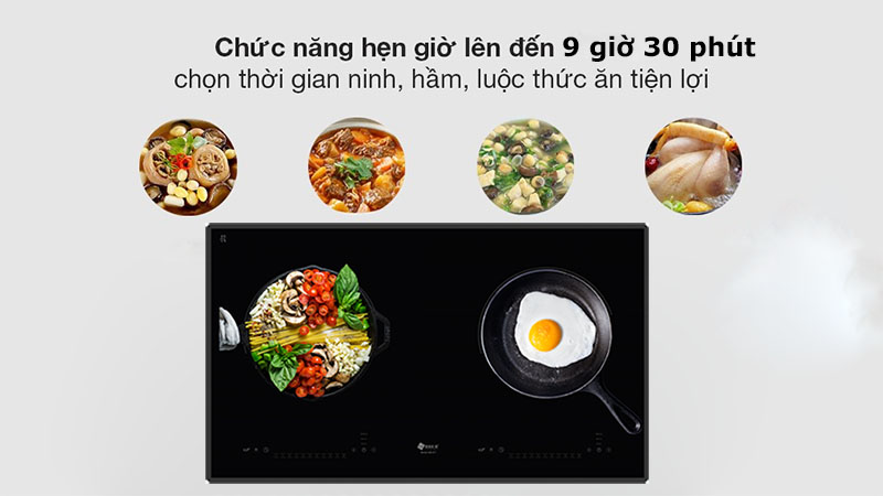 Chức năng hẹn giờ của Bếp từ đôi Arber AB-677