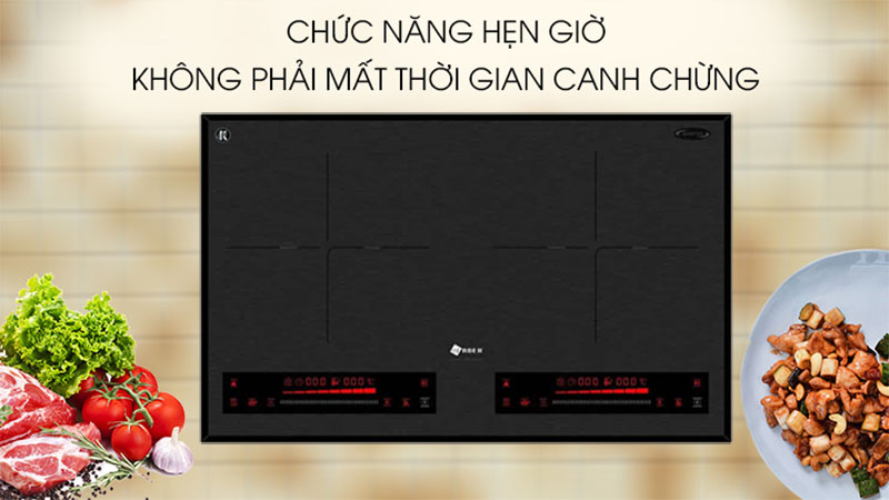 Tính năng hẹn giờ của Bếp từ đôi Arber AB-EI604