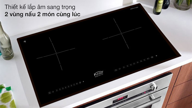 Thiết kế lắp âm của Bếp từ đôi Arber Fuhito FHT-101