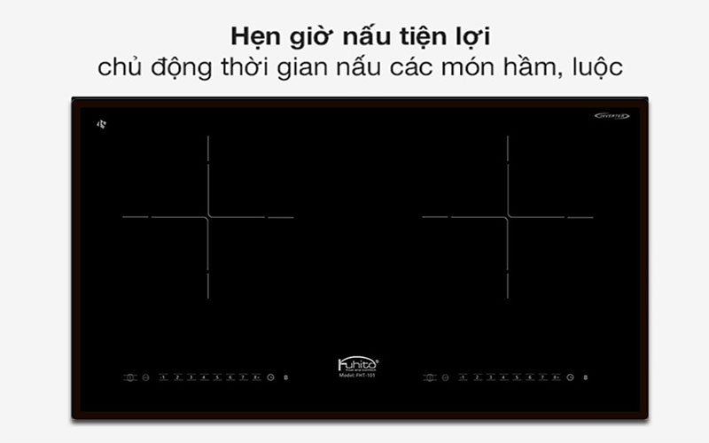 Tính năng hẹn giờ của Bếp từ đôi Arber Fuhito FHT-101