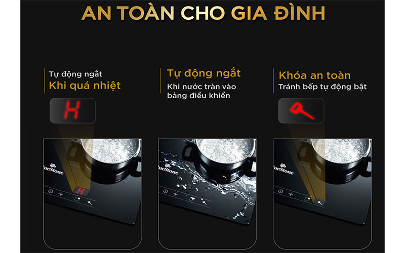 Bếp từ đôi BlueStone ICB-6819 - Hàng chính hãng