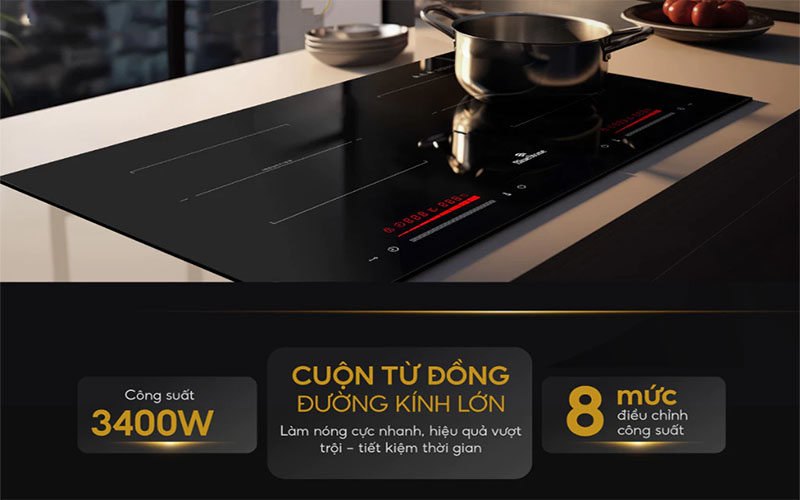 Bếp từ đôi BlueStone ICB-6920 - Hàng chính hãng