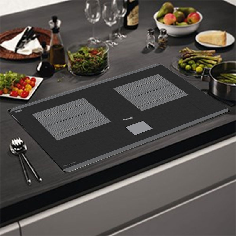 Bếp từ đôi Canzy CZ 9928GM với thiết kế lắp âm sang trọng