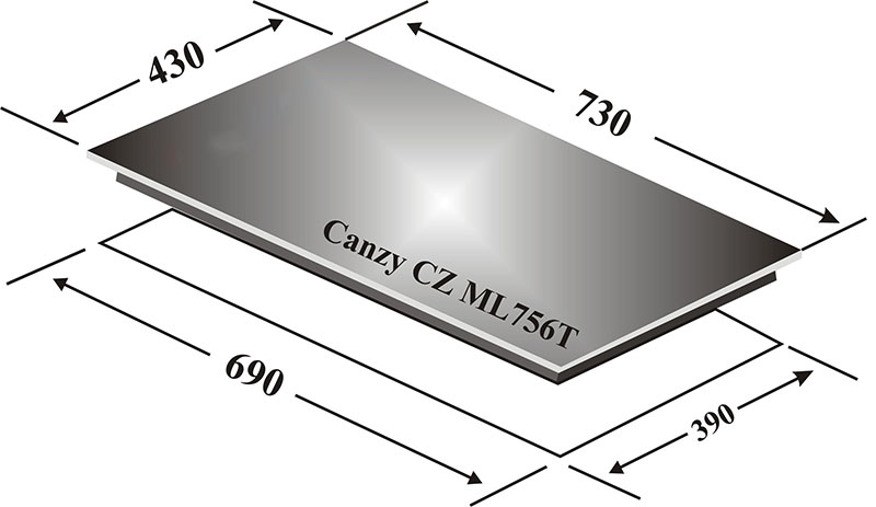 Bếp từ đôi Canzy CZ-ML756T - Hàng chính hãng