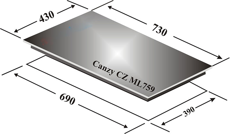 Bếp từ đôi Canzy CZ-ML759 - Hàng chính hãng