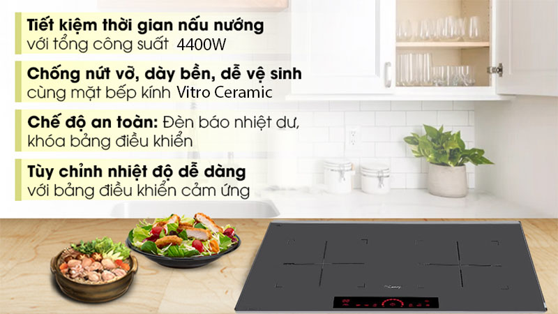 Bếp từ đôi Canzy CZ-ML883H - Hàng chính hãng