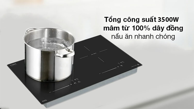 Bếp từ đôi Caso Design 3049 DouChef 3500W - Hàng chính hãng