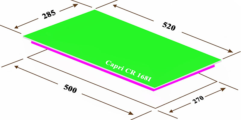 Bếp từ đôi Domino Capri CR-168I - Hàng chính hãng
