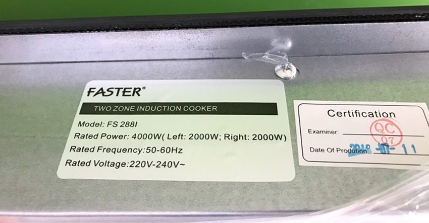 Bếp từ Faster FS 288I - Hàng chính hãng