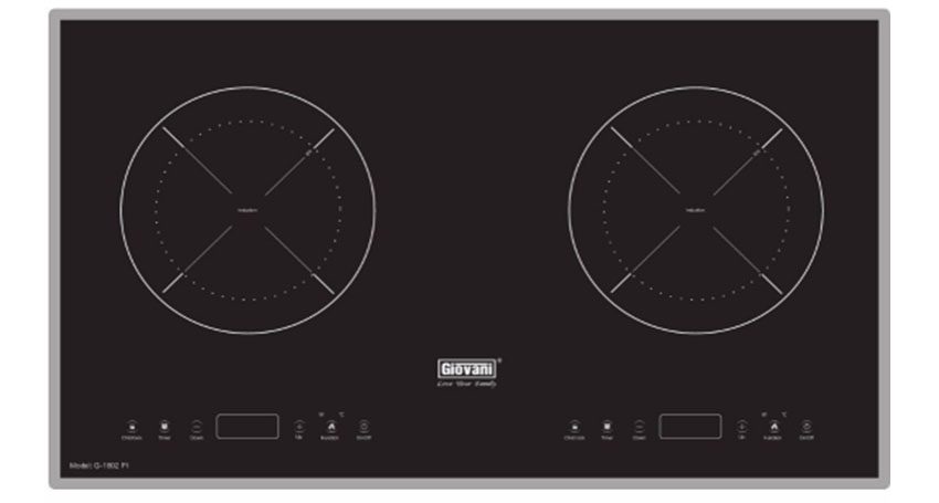 Bếp từ đôi Giovani G-1802 PI - Hàng chính hãng